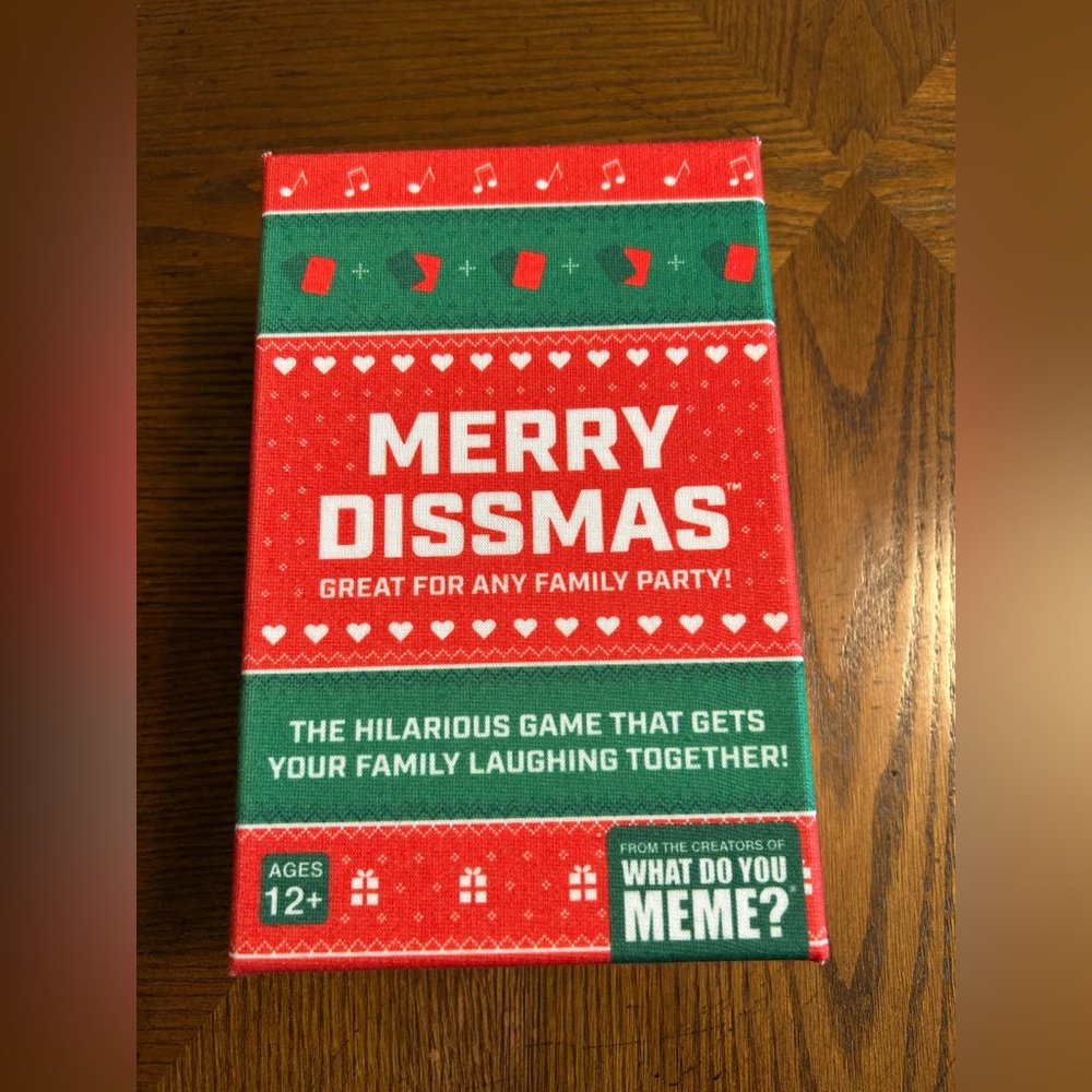 Merry Dissmas The Family Holiday Party Game Ages 12+ New in Box Never Used! NWOT
